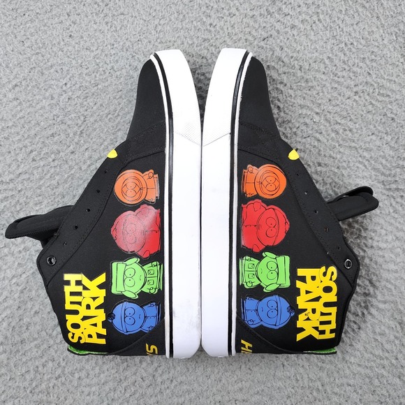 South Park Heelys Shoes Mens Size 10 Black Skate Racer HES10597 Wheels Included main image 14